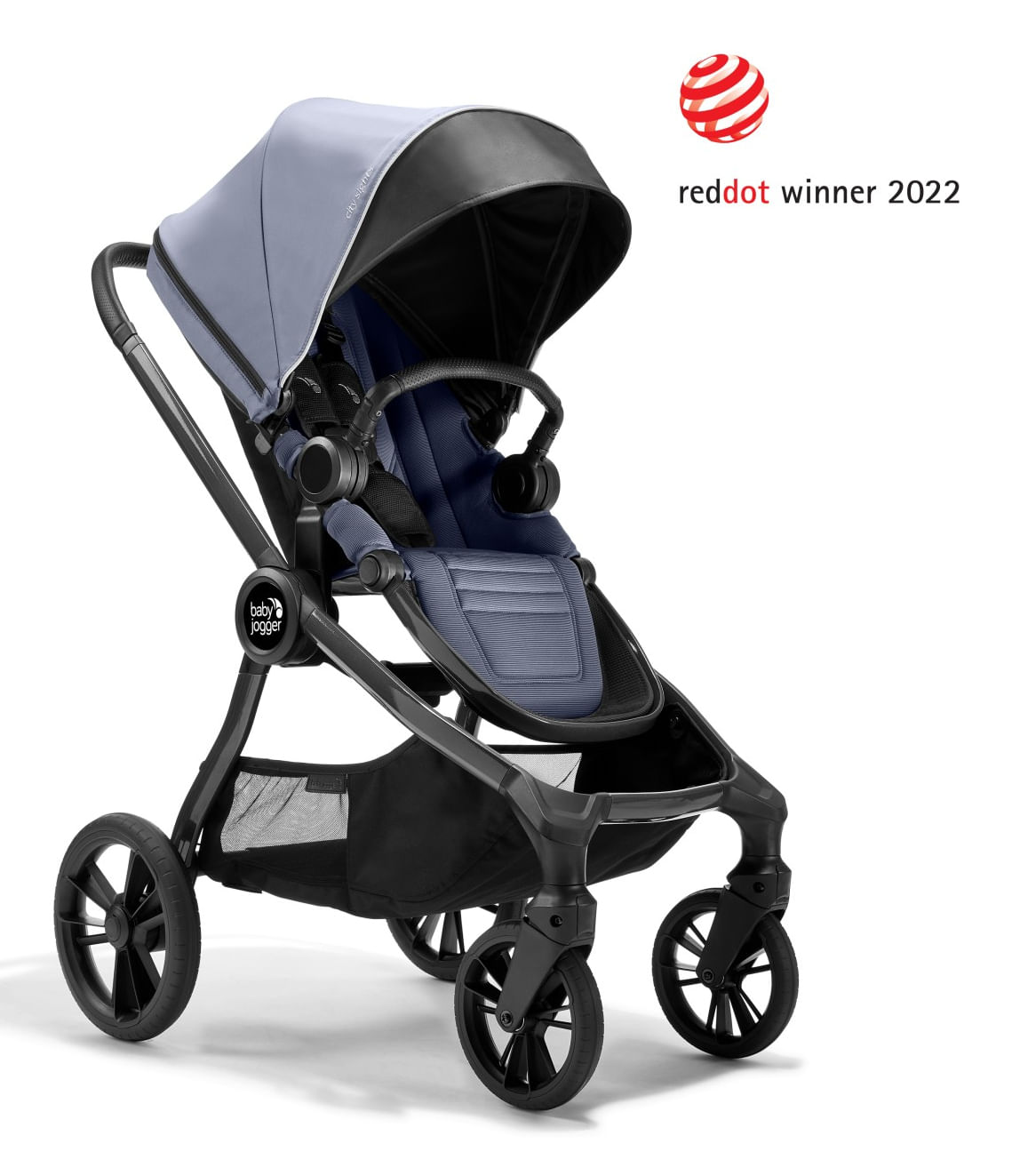 Baby Jogger City Sights – Passeggino compatto con seduta reversibile, chiusura rapida one-hand Baby Jogger City Sights Carrozzina Reversibile - Nero e