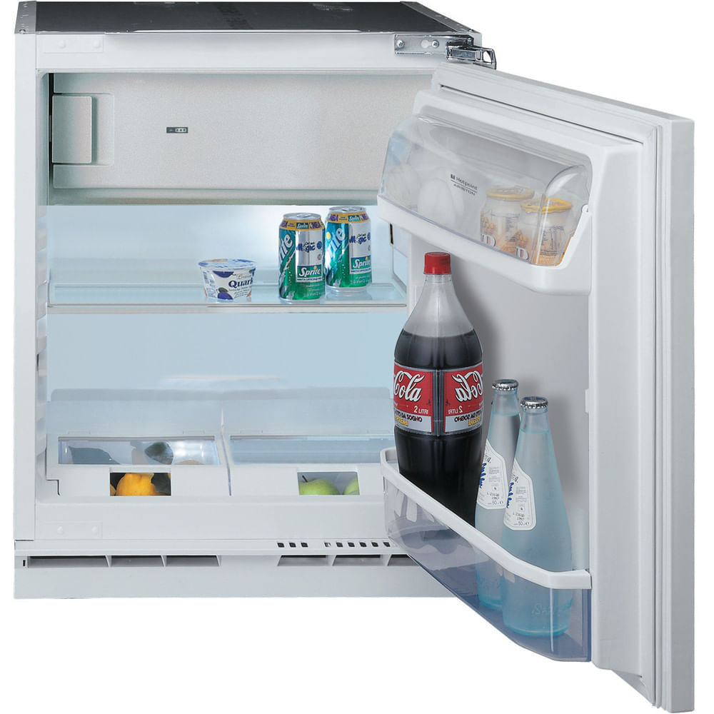 Hotpoint HABUF011 Frigorifero con congelatore da incasso sottotop cm. 60 h. 82 Statico 126 litri Classe E Hotpoint Ariston Frigorifero da incasso HABU