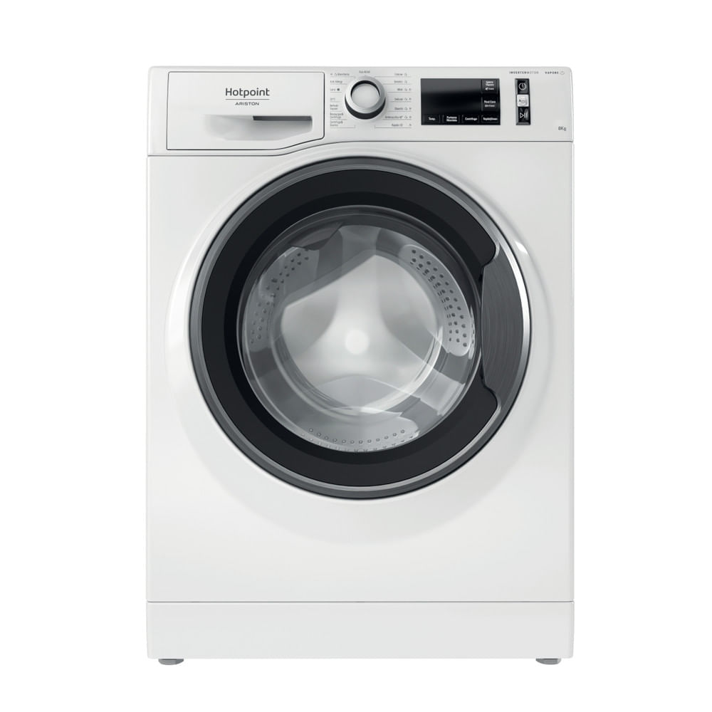 Hotpoint NR 748G WS A IT Lavatrice a carica frontale 8 Kg 1400 giri Classe A Colore bianco Hotpoint Ariston Lavatrice a libera installazione NR 748G W