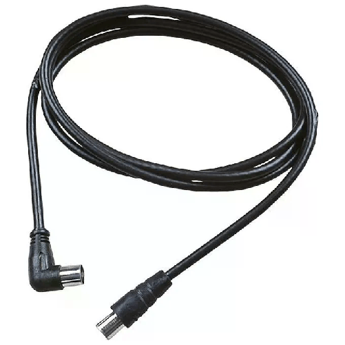 Poly Pool PP0619.1 cavo coassiale 1,5 m F Plug Nero