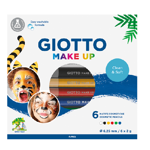F.i.l.a. set 6 matite trucco giotto per bambini - matite cosmetiche 625 mm