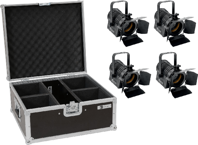 Eurolite Set 4x LED THA 20pc TRC Teatro-Spot SW Case (2000871)