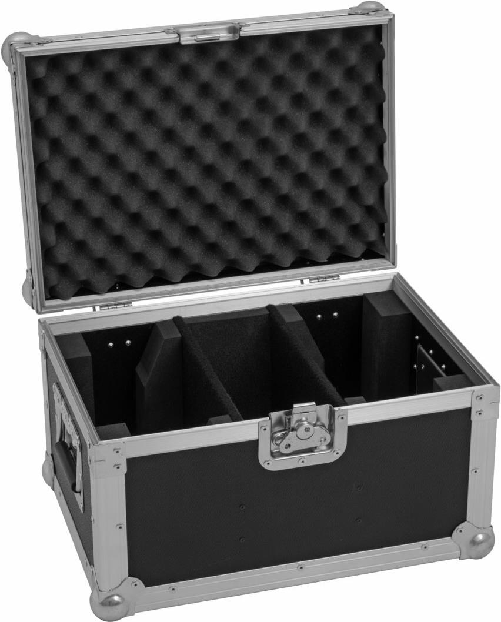ROADINGER Flightcase 2x LED CLS-9 QCL RGB/WW 9x7W (31005221)