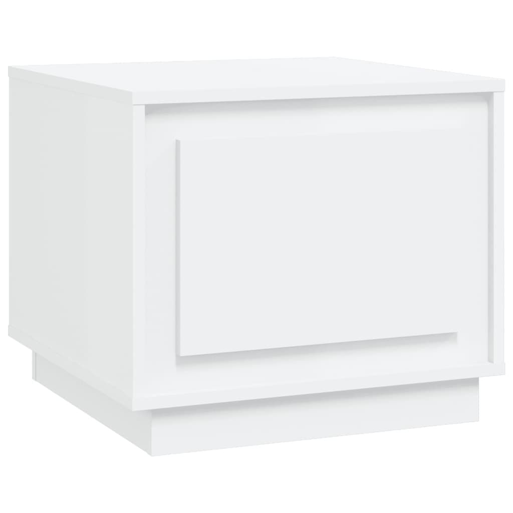 VidaXL Tavolino da Salotto Bianco 51x50x44 cm in Legno Multistrato VidaXL 819868 tavolino da caffè, comodino e consolle da soggiorno