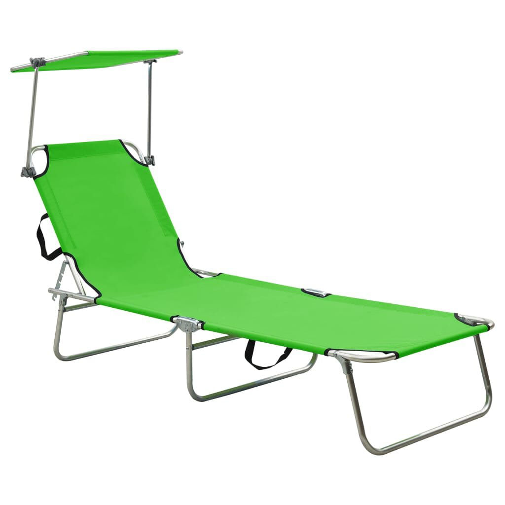VidaXL 310325 sedia da esterno Salone Seduta imbottita Acciaio, Poliestere Verde