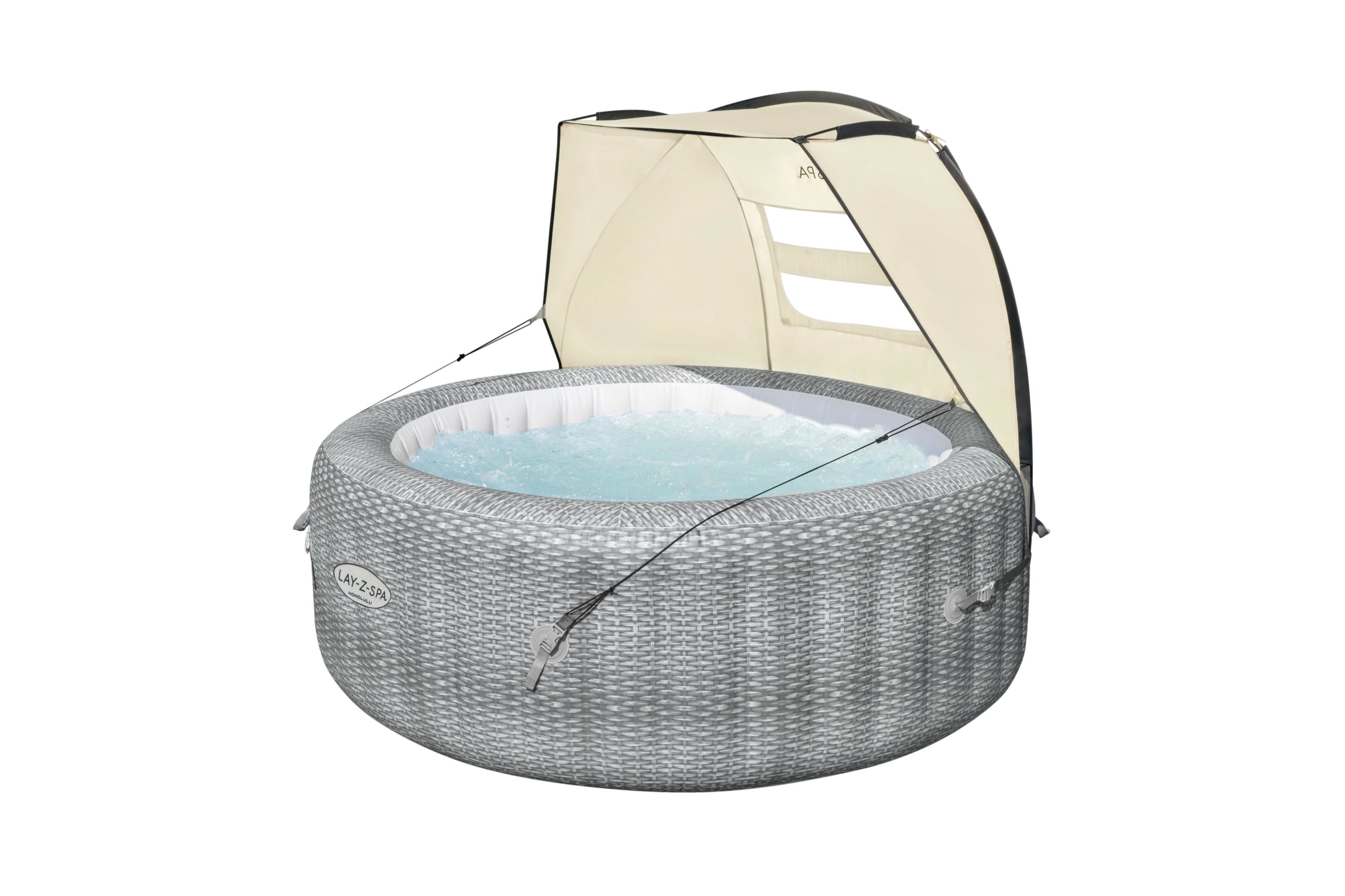 Bestway 60304 accessorio per vasche idromassaggio e spa Visiera parasole Beige Bestway Tenda Parasole per Spa Lay-Z-Spa 183x94x109 cm