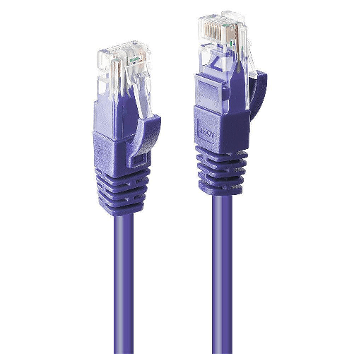 LINDY___ Lindy 48128 cavo di rete Viola 15 m Cat6 U/UTP (UTP)