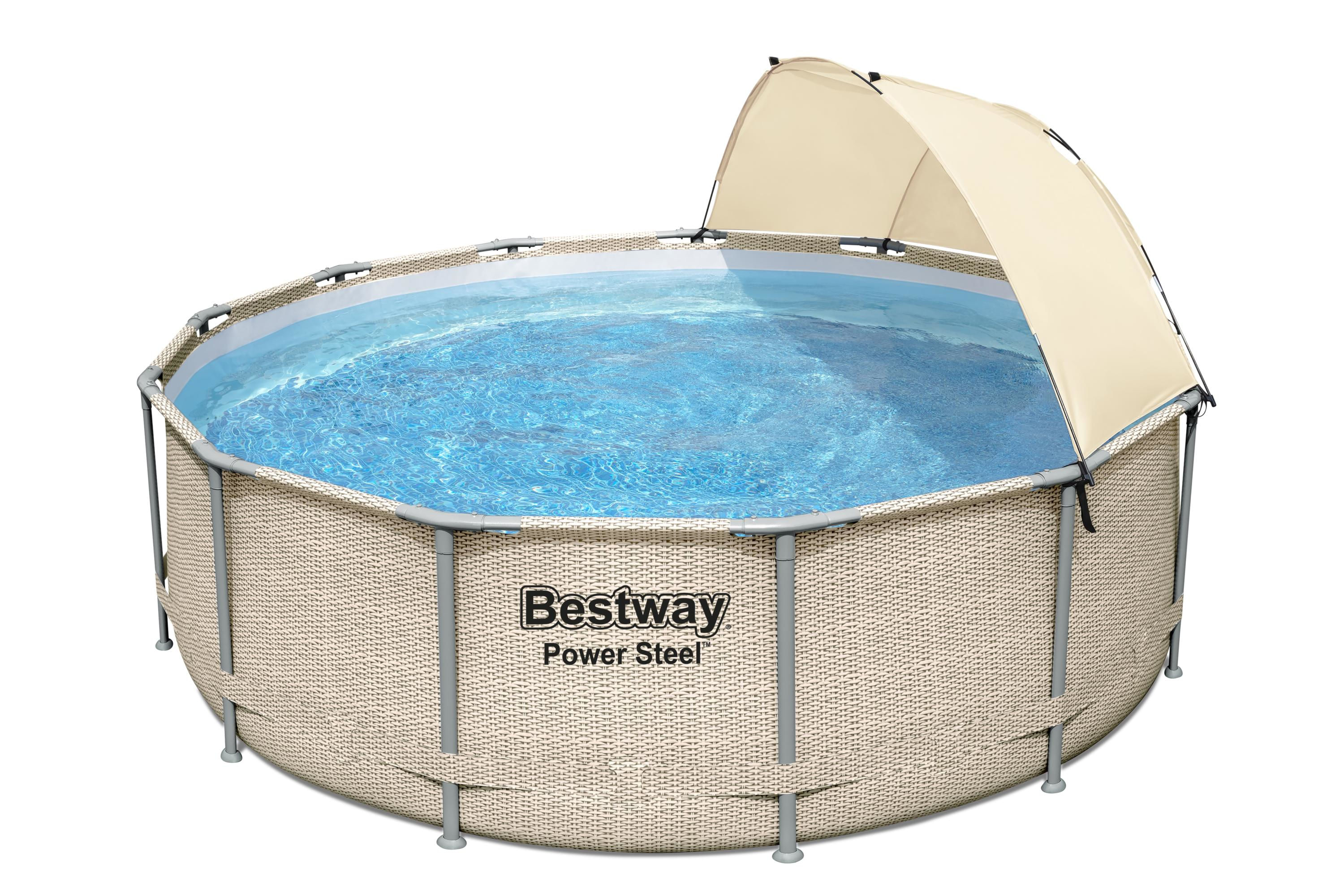 Bestway 5614V piscina fuori terra Piscina con bordi Piscina rotonda 11133 L Grigio