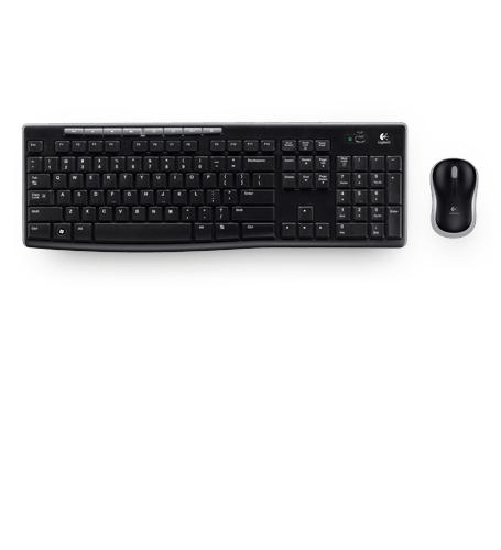 Logitech Wireless Combo MK270 tastiera Mouse incluso RF Wireless QWERTZ Ceco Nero