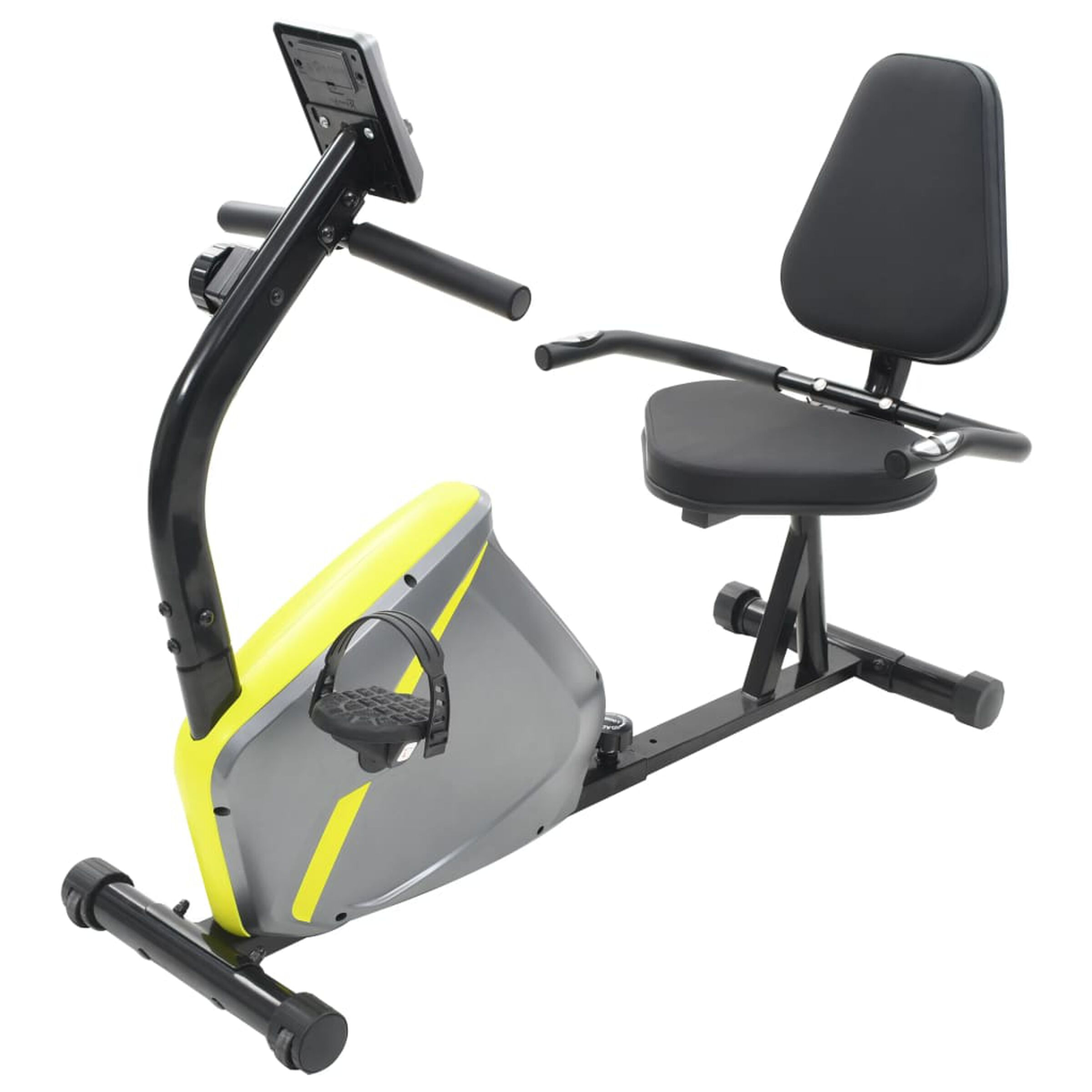 VidaXL Cyclette Reclinata Magnetica con Misurazione del Polso VidaXL 91443 cyclette Bicicletta da spinning