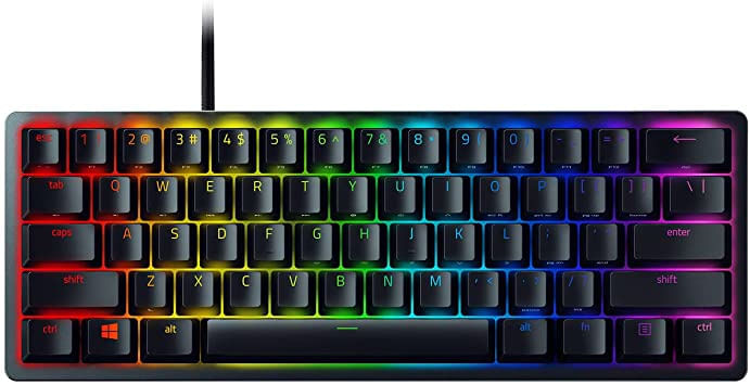 Razer Huntsman Mini Mechanical Taste (Razer Clicky Optical Purple Switch, Qwertz, Wired, USB, RGB) Razer Huntsman Mini Clicky Optical Switch Viola