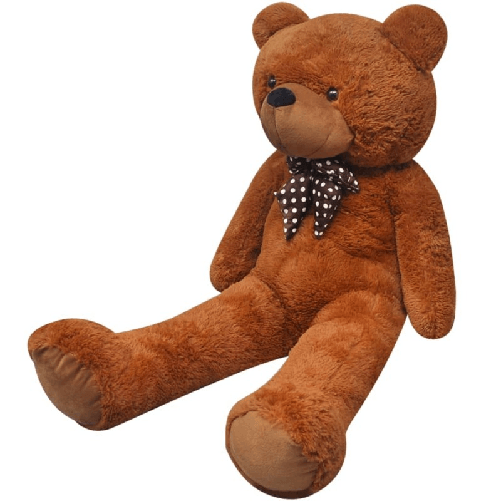 VidaXL Orsacchiotto di Peluche XXL Marrone 85 cm