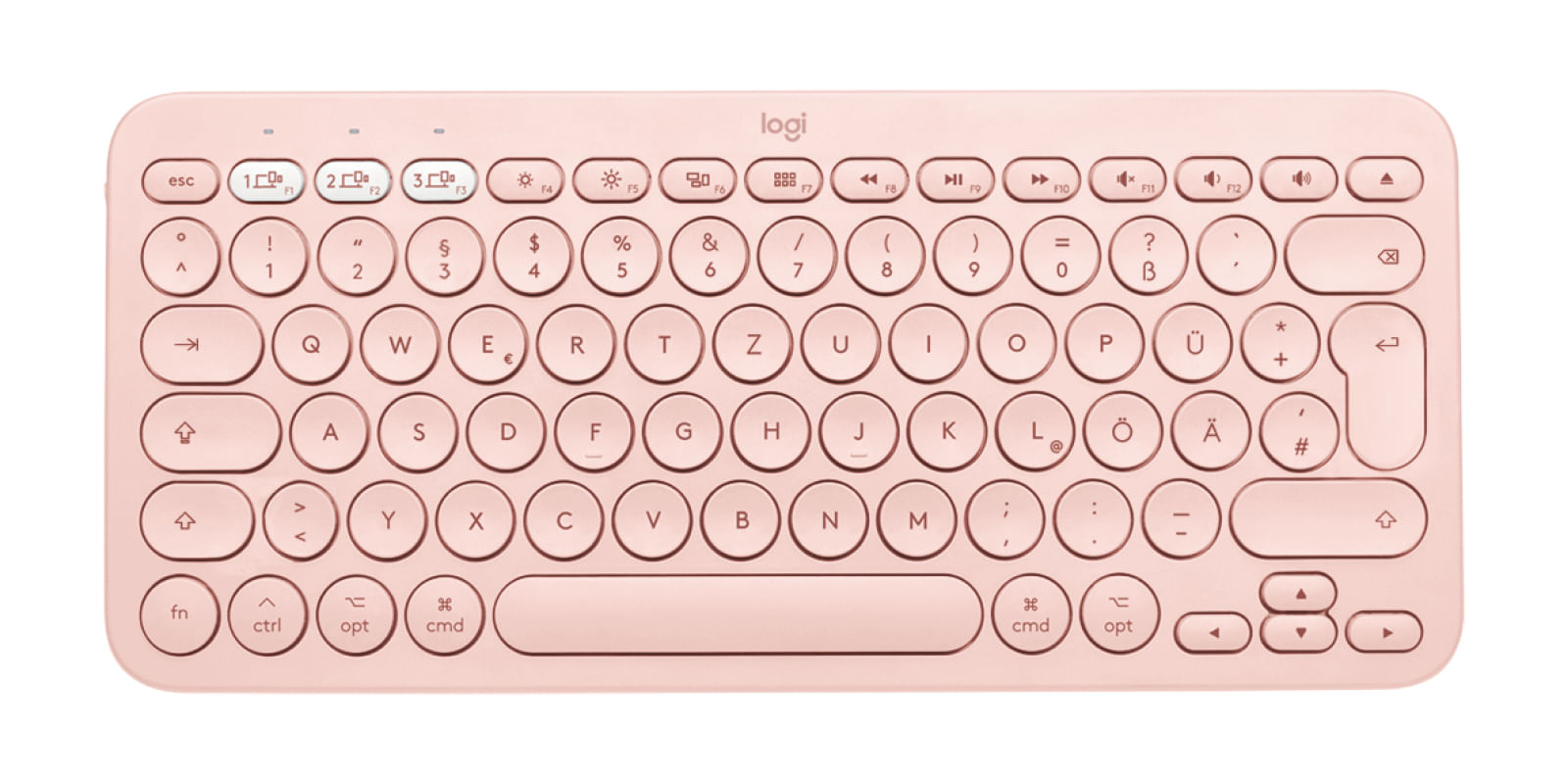 Logitech K380 for Mac Multi-Device Bluetooth Keyboard tastiera QWERTY Inglese Rosa (K380 FOR MAC BT KEYBOARD - ROSE) - V Logitech K380 for mac