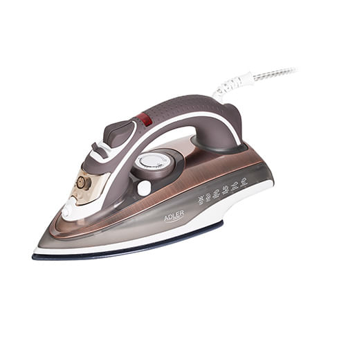 Triumph-Adler Adler AD 5030 ferro da stiro Ferro a vapore Piastra in Ceramica 3000 W Marrone, Grigio, Bianco Adler AD 5030 ferro da stiro Ferro a vapo