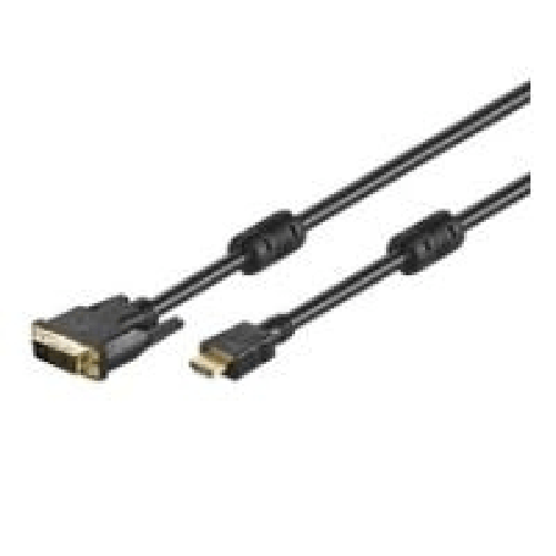DIV dWire HDMI  DVI-D - Black 1.0m
