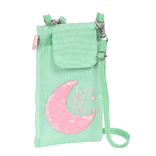 BlackFit8 Borsa per Cellulare BlackFit8 Moon Verde