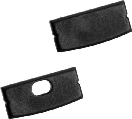 EUROLITE Endkappen f¼r U-Profil 20mm schwarz (51210971)
