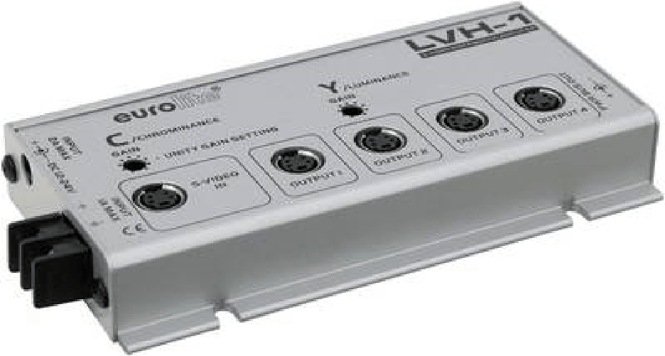 EUROLITE LVH-1 S-Video Verteilverstrker (81013201)