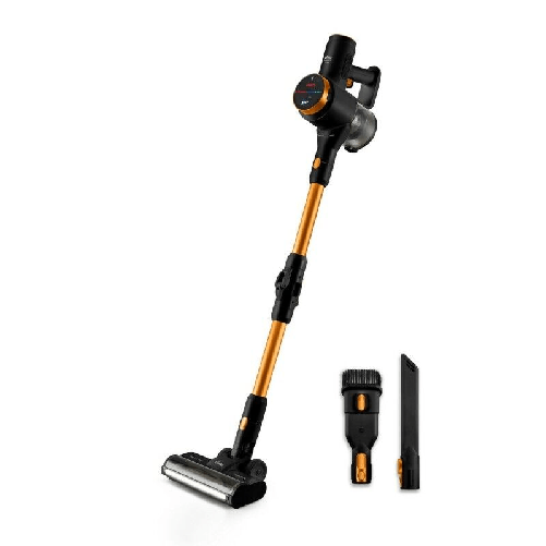 Ufesa Inspire U5 Digital Aspirapolvere a bastone 2 in 1 AC Secco Senza sacchetto 0,5 L 300 W Nero, Giallo 2 Ah UFESA Scopa Elettrica UFESA U5 130 W