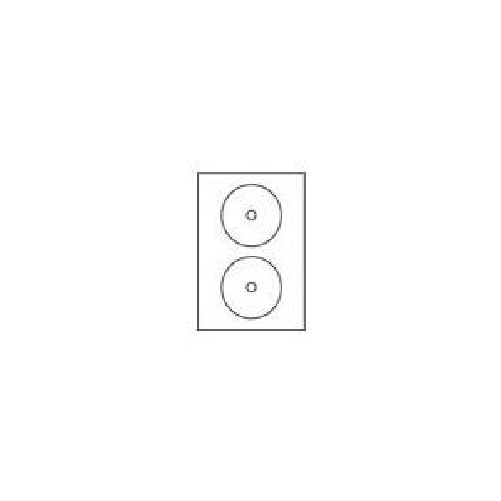 Avery Zweckform AVERY Nutzform Etichette per CD Etichette per CD, 117 mm, 50 pezzi L7760-25 bianco Avery L7760-25 etichetta per stampante Bianco