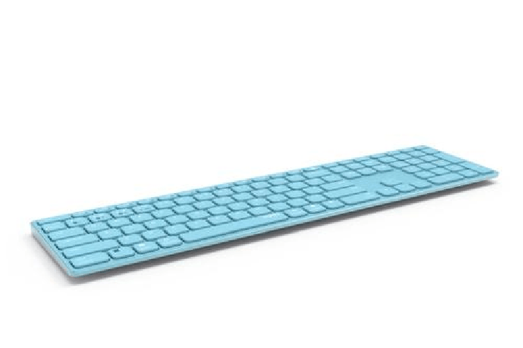 Rapoo E9800M tastiera RF senza fili + Bluetooth QWERTZ Tedesco Blu Hama E9800M tastiera Ufficio Bluetooth QWERTZ Tedesco Blu