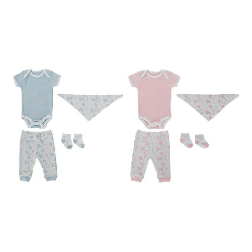 DKD Home Decor Set Regalo per Neonati DKD Home Decor Cotone (2 pcs)