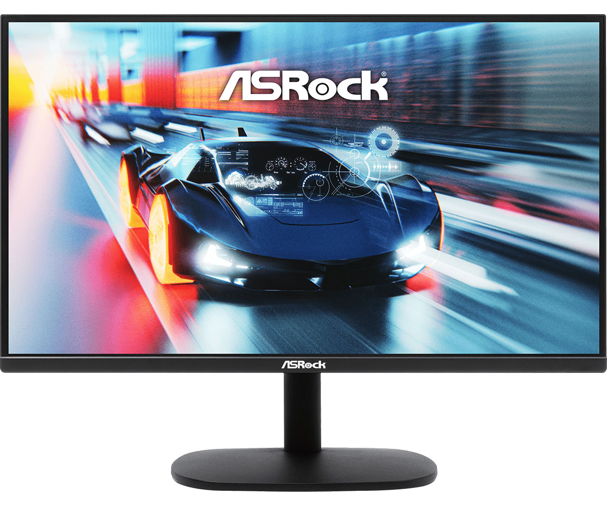 Asrock 24.5 Challenger Gaming Monitor [CL25FF] IPS 1920 x 1080 1ms 100Hz sRGB 99% Eye Care FreeSync VESA Asrock CL25FF Monitor PC 62,2 cm (24.5") 1920