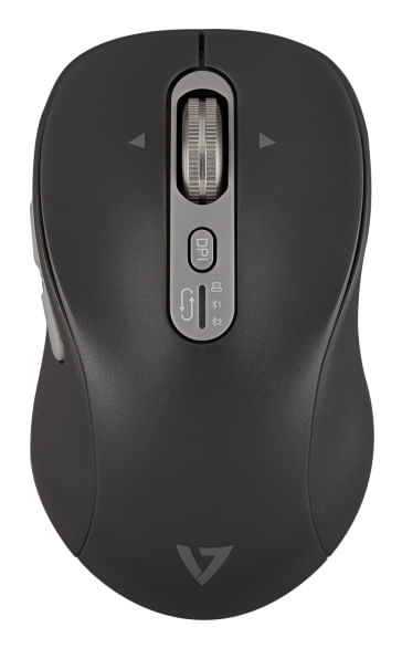 V7 Bluetooth Dual Mode MW600BT di 2,4 Ghz di velocità, Mouse a scorrimento laterale - USB-C ricaricabile V7 Bluetooth Dual Mode MW600BT di 24 Ghz di v