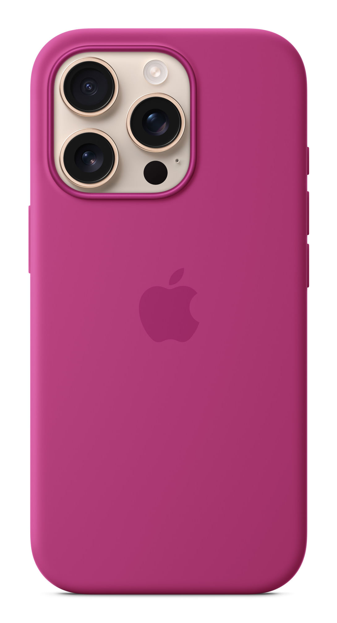 Apple Custodia MagSafe in silicone per iPhone 16 Pro - Fucsia (Apple - Back cover for mobile phone - MagSafe compatibili Apple Custodia MagSafe in sil