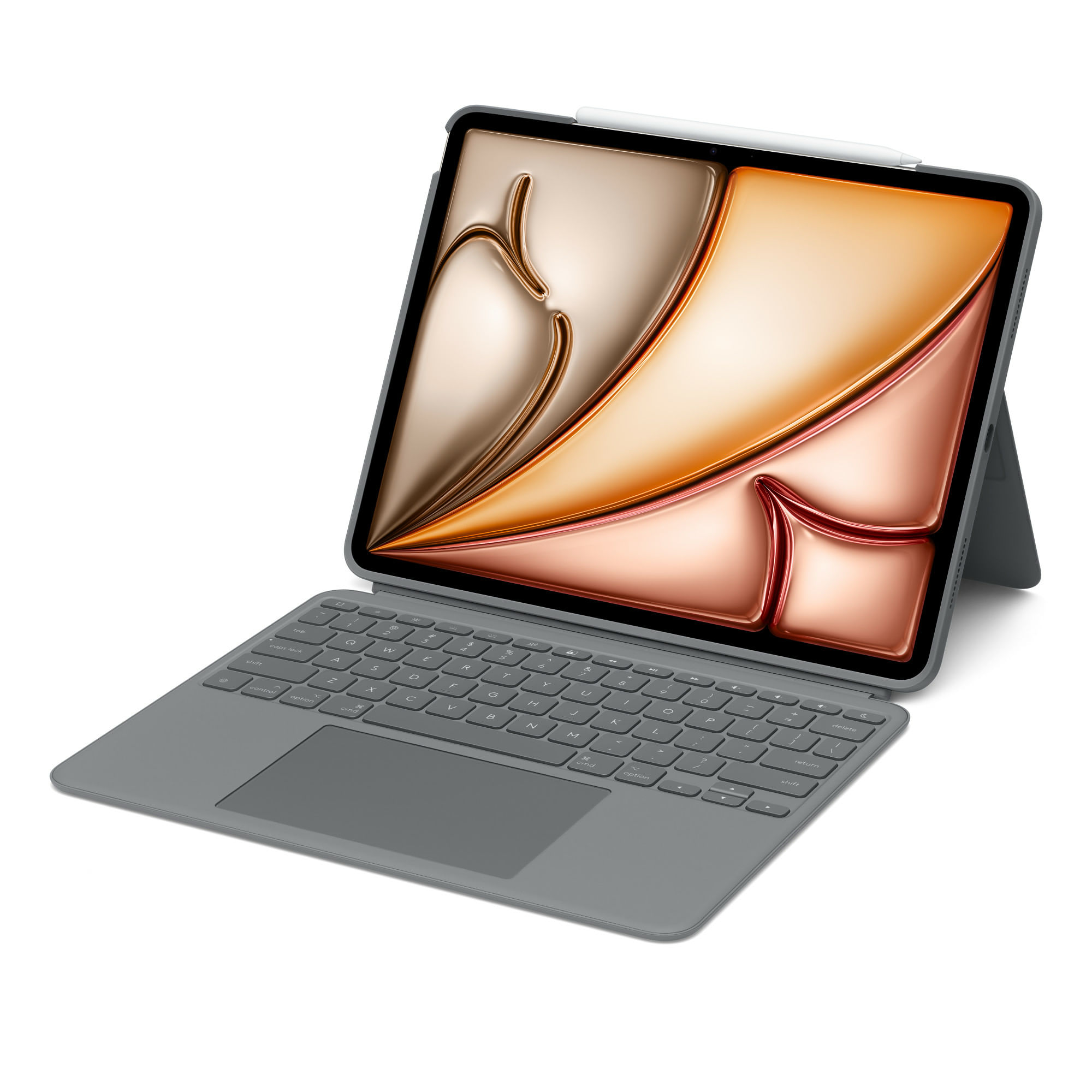 Logitech Apple HRH22F/A tastiera per dispositivo mobile QWERTY Inglese Grigio Apple HRH22F/A tastiera per dispositivo mobile QWERTY Inglese Grigio