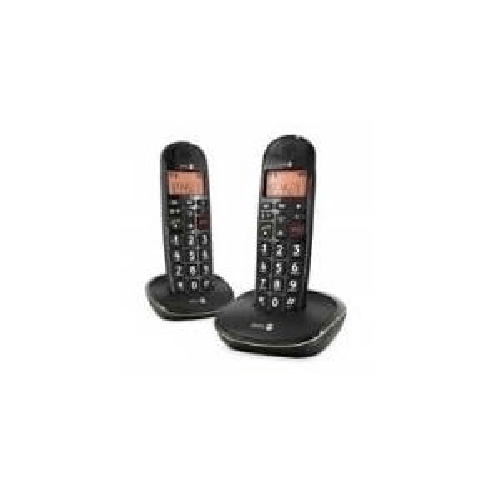 Doro PhoneEasy 100w Duo schwarz schnurl. DECT/GroÃ tasten (380100) Doro PhoneEasy 100w Duo Telefono DECT Nero