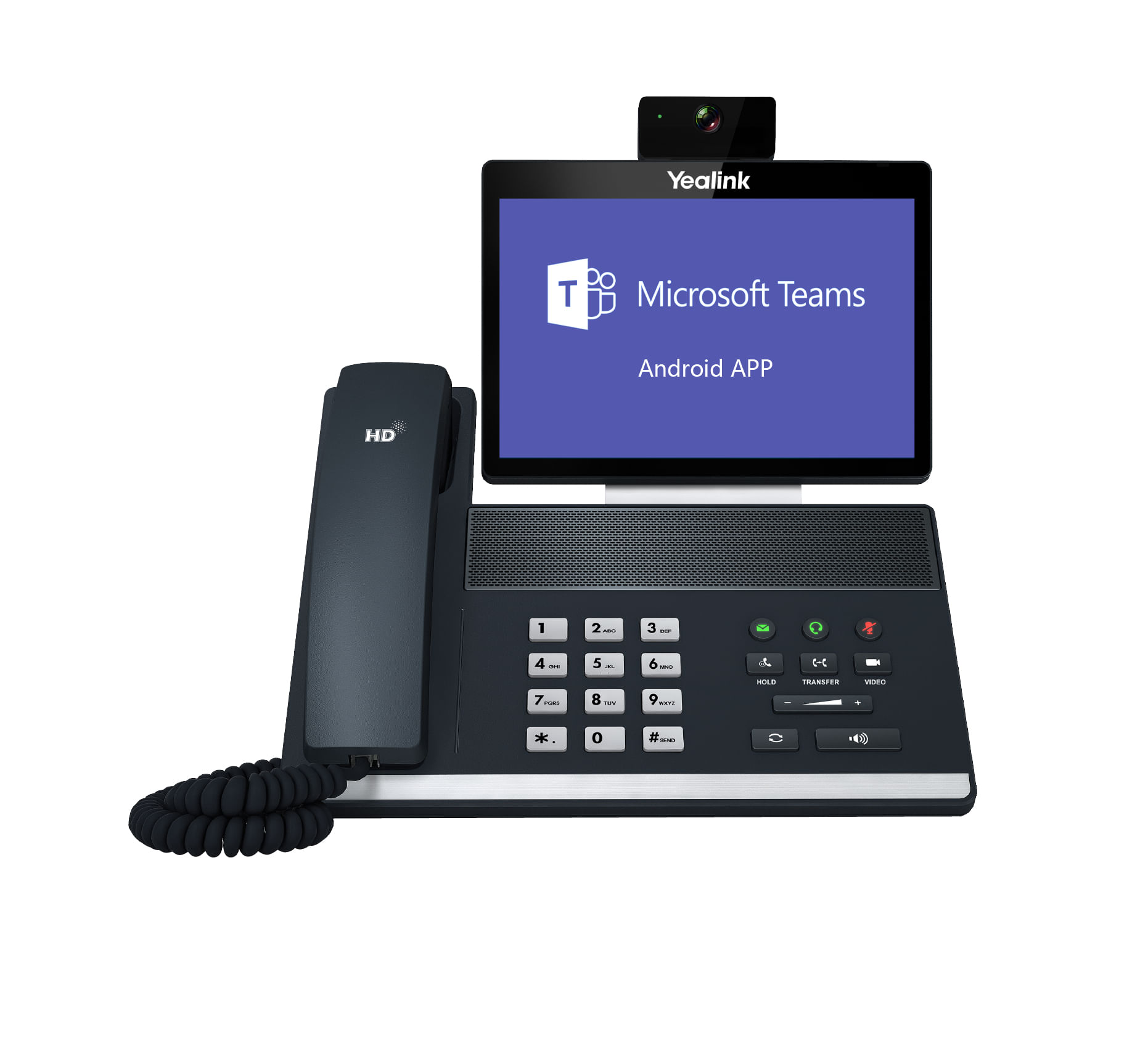 Yealink VP59 | Telefono VoIP | touch screen, WiFi, Bluetooth, fotocamera 1080p Yealink VP59-Teams Edition telefono IP Nero, Grigio IPS Wi-Fi