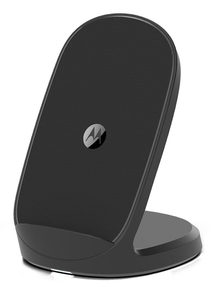Motorola SJW202-EU Caricabatterie per dispositivi mobili Smartphone Nero USB Carica wireless Ricarica rapida Interno