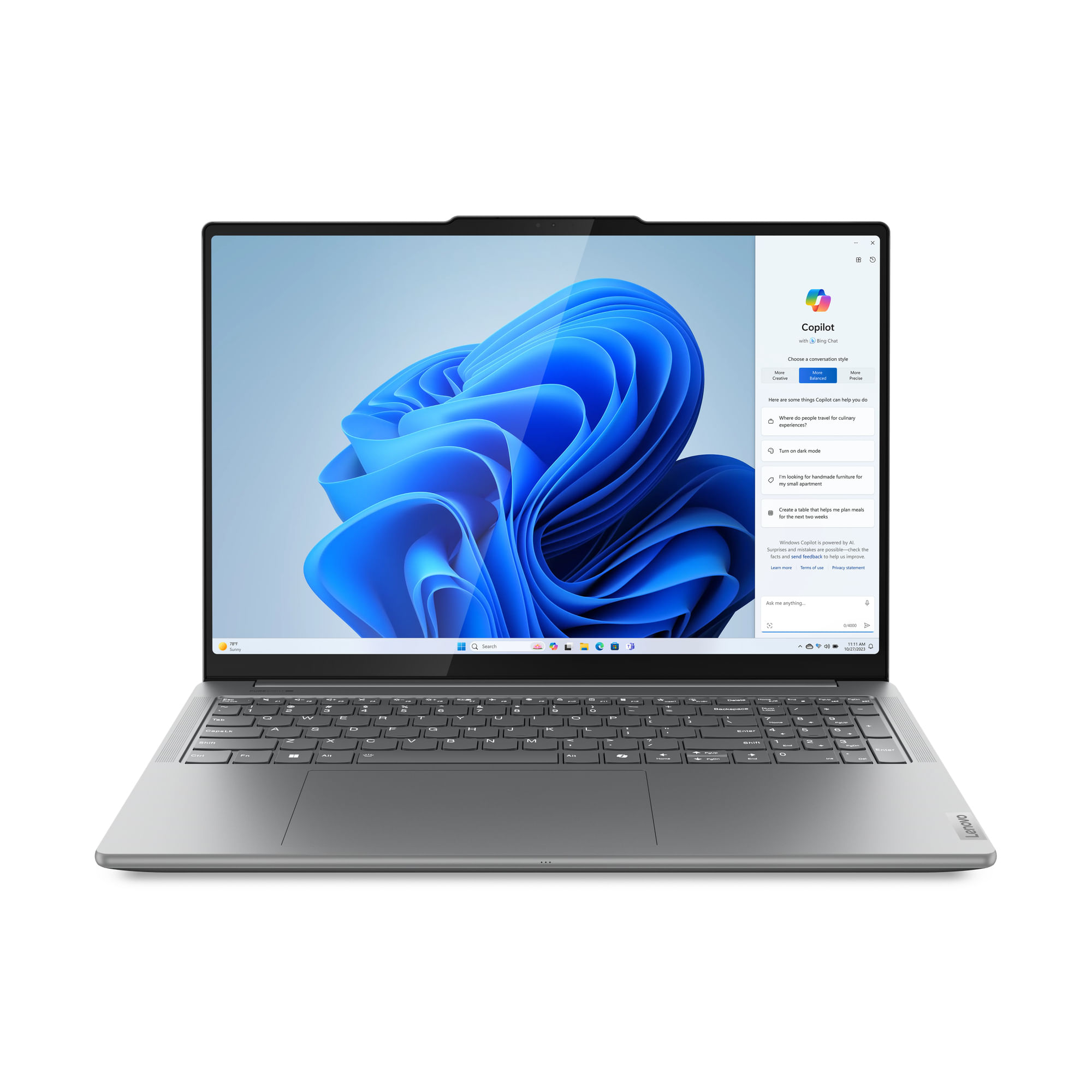 Lenovo Yoga Pro 9 Intel Core Ultra 9 185H Computer portatile 40,6 cm (16") Touch screen 3.2K 32 GB LPDDR5x-SDRAM 1 TB SSD NVIDIA GeForce RTX 4060 Wi-F