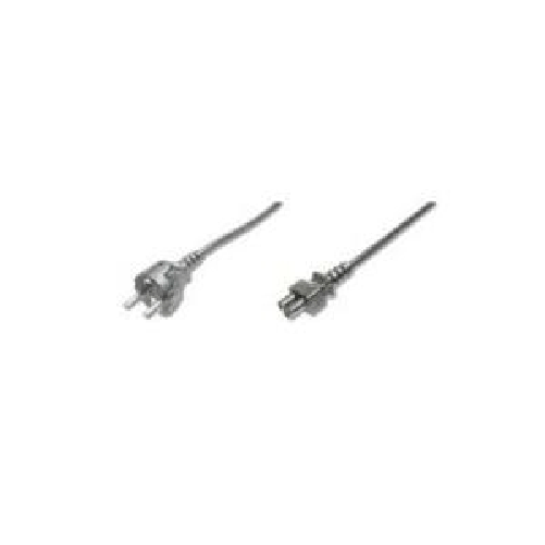 Digitus Power Cord - CEE 7/7 (Typ-F) - C5 M/F - H05 VV F3G - 0.75qmm - 250V/10A - 1.2 Meter Digitus Cavo di alimentazione tedesco