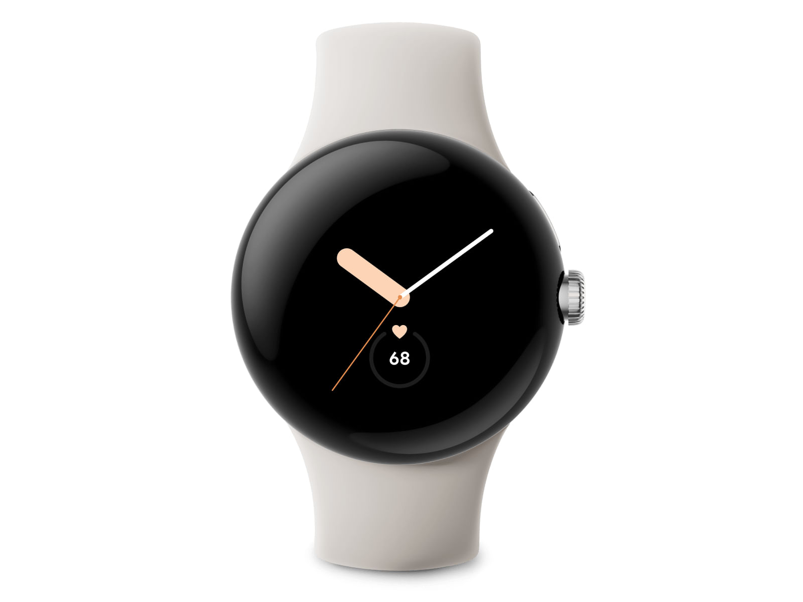 Google Pixel Watch AMOLED 41 mm Digitale Touch screen 4G Argento Wi-Fi GPS (satellitare)