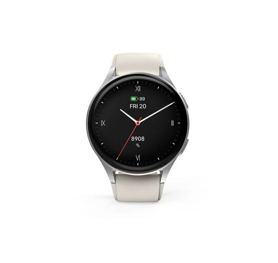 Hama Smartwatch 8900 3,3 cm [1.3] AMOLED 42 mm Digitale 466 x 466 Pixel Touch screen Argento GPS [satellitare] (Hama 890 Hama Smartwatch 8900 3,3 cm (