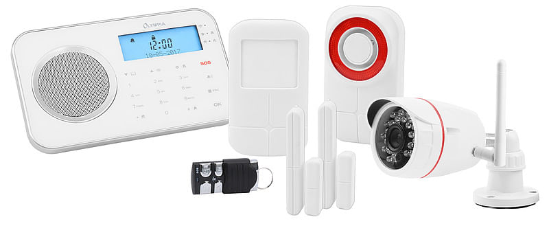 Olympia ProHome 8791 sistema di allarme di sicurezza Wi-Fi Nero, Rosso, Bianco