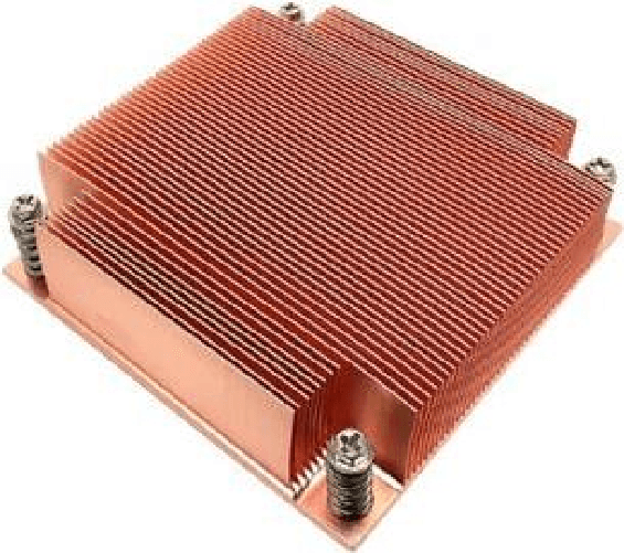 DYNATRON Q1 Intel CPU Kuehler LGA1700 1U Kuehlkoerper und Lamellen aus Kupfer Passive und bis zu 125W TDP (A 2727) Dynatron Q1 Processore Dissipatore