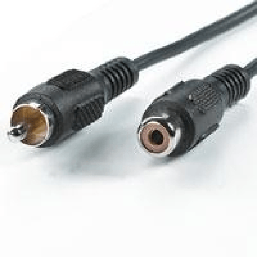 LINK SELECTED VALUE Cinch Cable, simplex M - F 10 m cavo audio RCA Nero VALUE Cinch Cable, simplex M - F 10 m cavo audio RCA Nero
