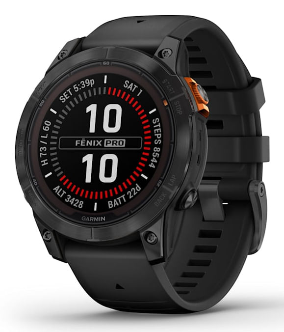Garmin fēnix 7 Pro Solar Edition 3,3 cm (1.3") MIP 47 mm Digitale 260 x 260 Pixel Touch screen Nero, Grigio Wi-Fi GPS (satellitare)