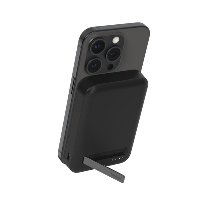 Belkin Caricabatterie wireless e power bank combinati in un unico dispositivo Compatibile con Belkin BoostCharge Pro 8000 mAh Carica wireless Nero