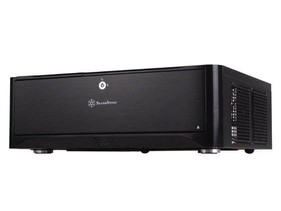 Silverstone Custodia per PC al dettaglio nera GD06 Silverstone GD06B Desktop Nero