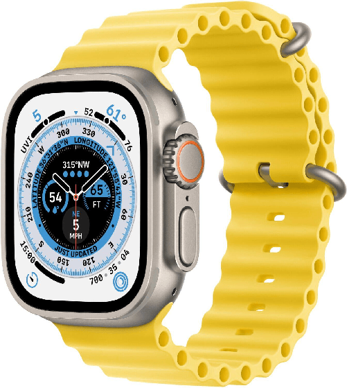 Apple Watch Ultra OLED 49 mm Digitale 410 x 502 Pixel Touch screen 4G Titanio Wi-Fi GPS (satellitare)