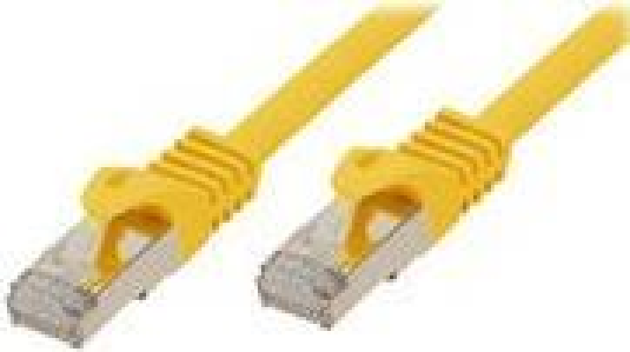Shiverpeaks-Basic-S-RJ45 Cavo patch S/FTP PIMF cavo grezzo Impossibile alogeno alogeno giallo 10 m (BS75511-Y) shiverpeaks BASIC-S cavo di rete Giallo