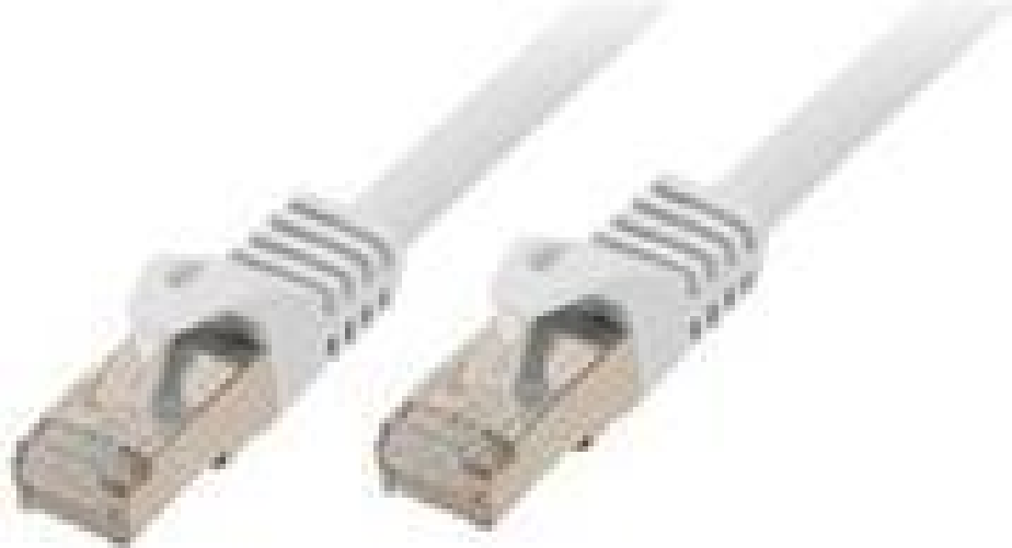 ShiverpeaksÂ -BASIC-S--RJ45 Patchkabel S/FTP,PIMF,RohkabelCat.7 Rohkabel Halogenfrei, weiÃ , 3,0m (BS75513-W) shiverpeaks BASIC-S cavo di rete Bianco