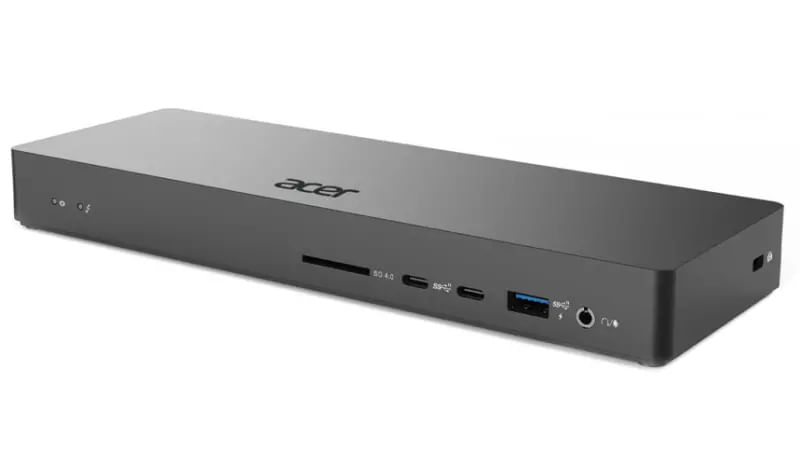 ACER Thunderbolt 4 Dock T701 con cavo di alimentazione UE ADK250 Acer Thunderbolt 4 Dock T701 Cablato Nero