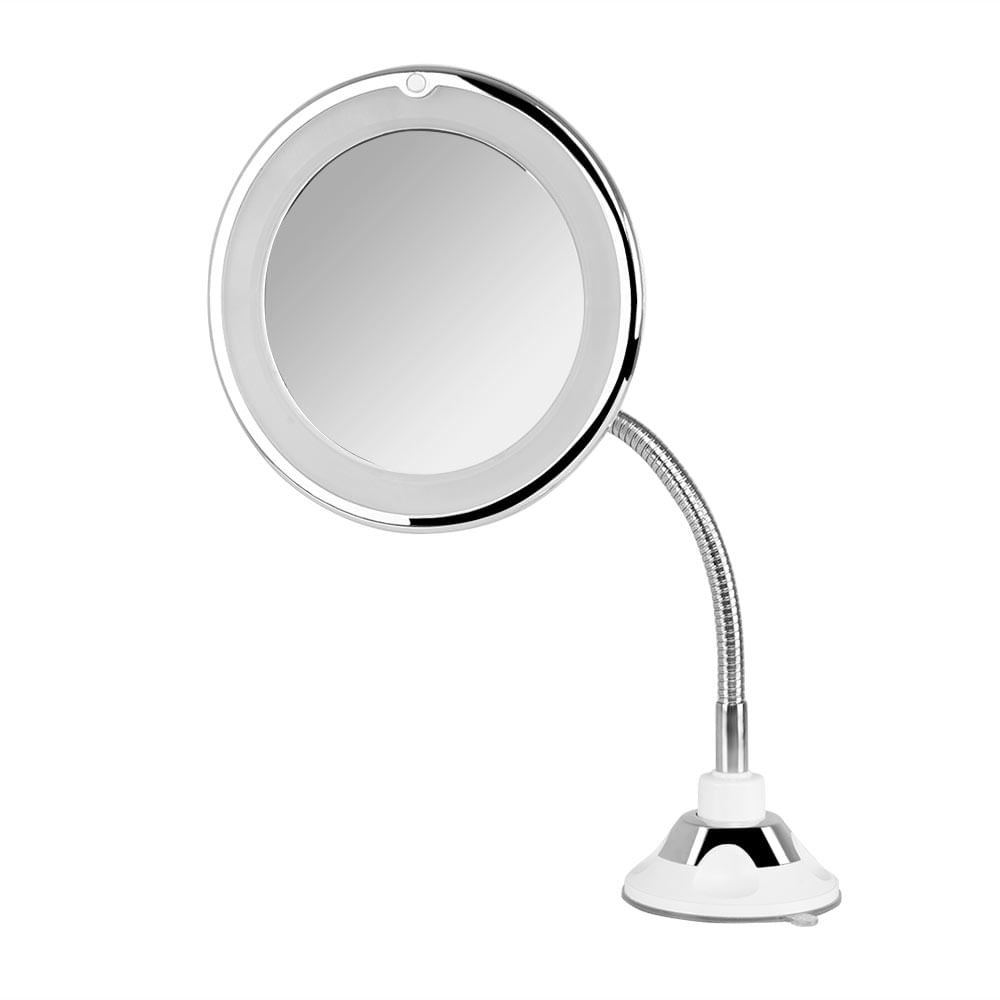 Orbegozo ESP 1020 Specchio cosmetico con luce LED - Ingrandimento 10X - Braccio estensibile 29 cm Orbegozo ESP 1020 specchietto per trucco Ventosa Rot