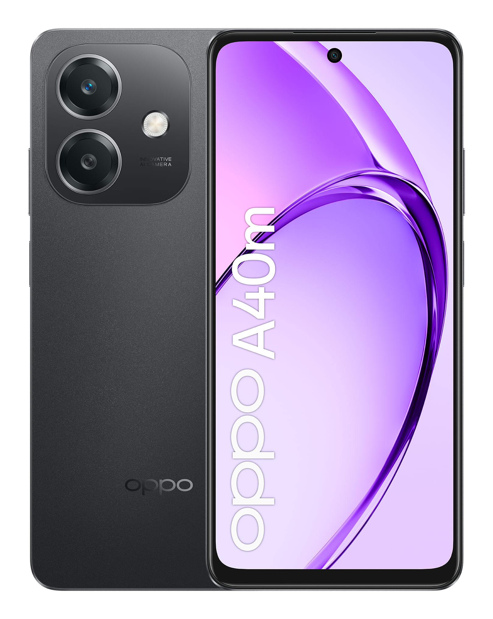 OPPO A40M Smartphone, Fotocamera AI 50MP, Selfie 5MP, Display 6.67” 90HZ LCD HD+, 5100mAh, RAM 16 GB (8+8) + ROM 256GB, IP54, [Versione Italia], Spark