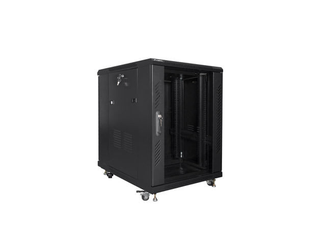 Lanberg FF01-6815-12B rack 15U Rack indipendenti Nero